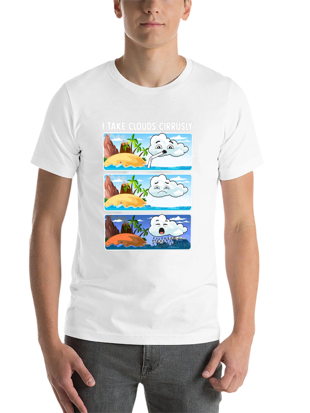 Humorous Weather Cartoon T-Shirt