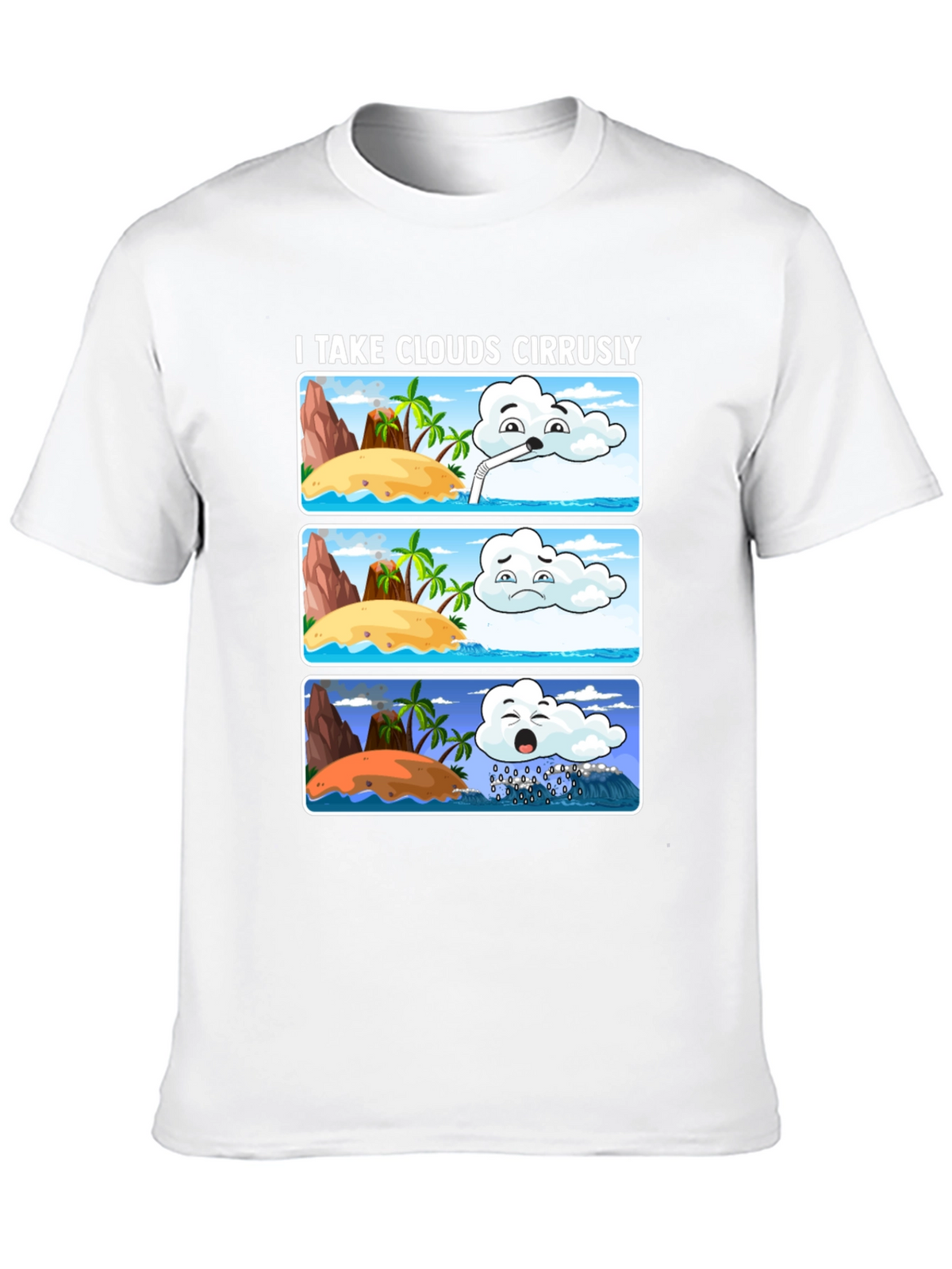 Humorous Weather Cartoon T-Shirt