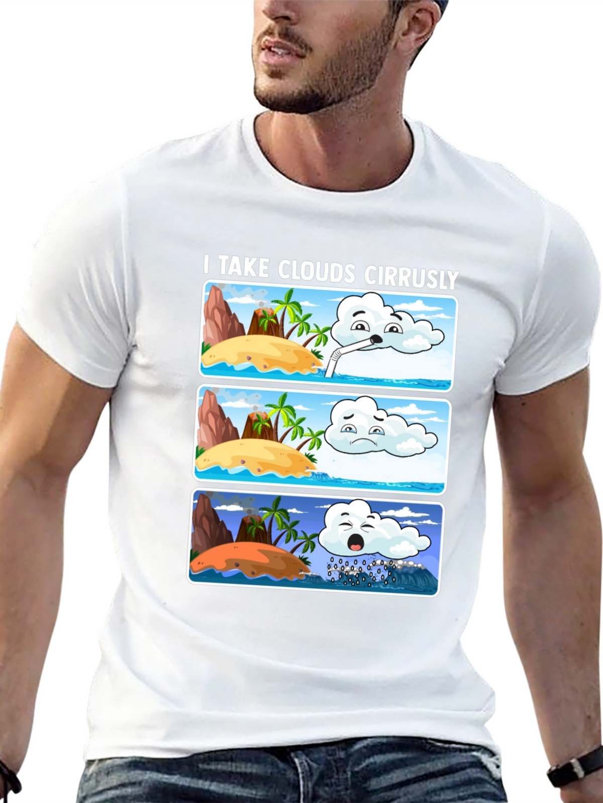 Humorous Weather Cartoon T-Shirt