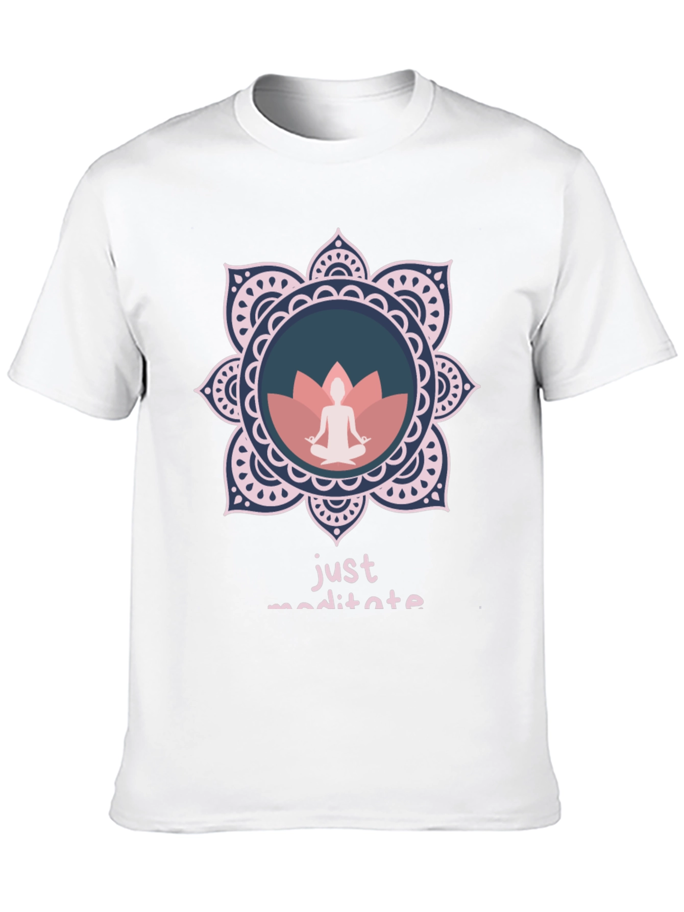 Just Meditate Graphic Tee - Relaxed Fit