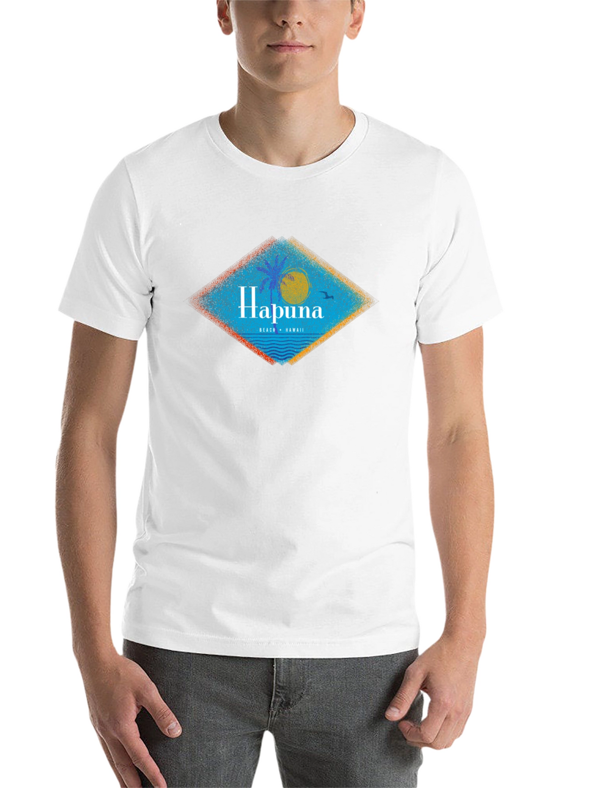 Hapuna Beach Hawaii Black T-Shirt