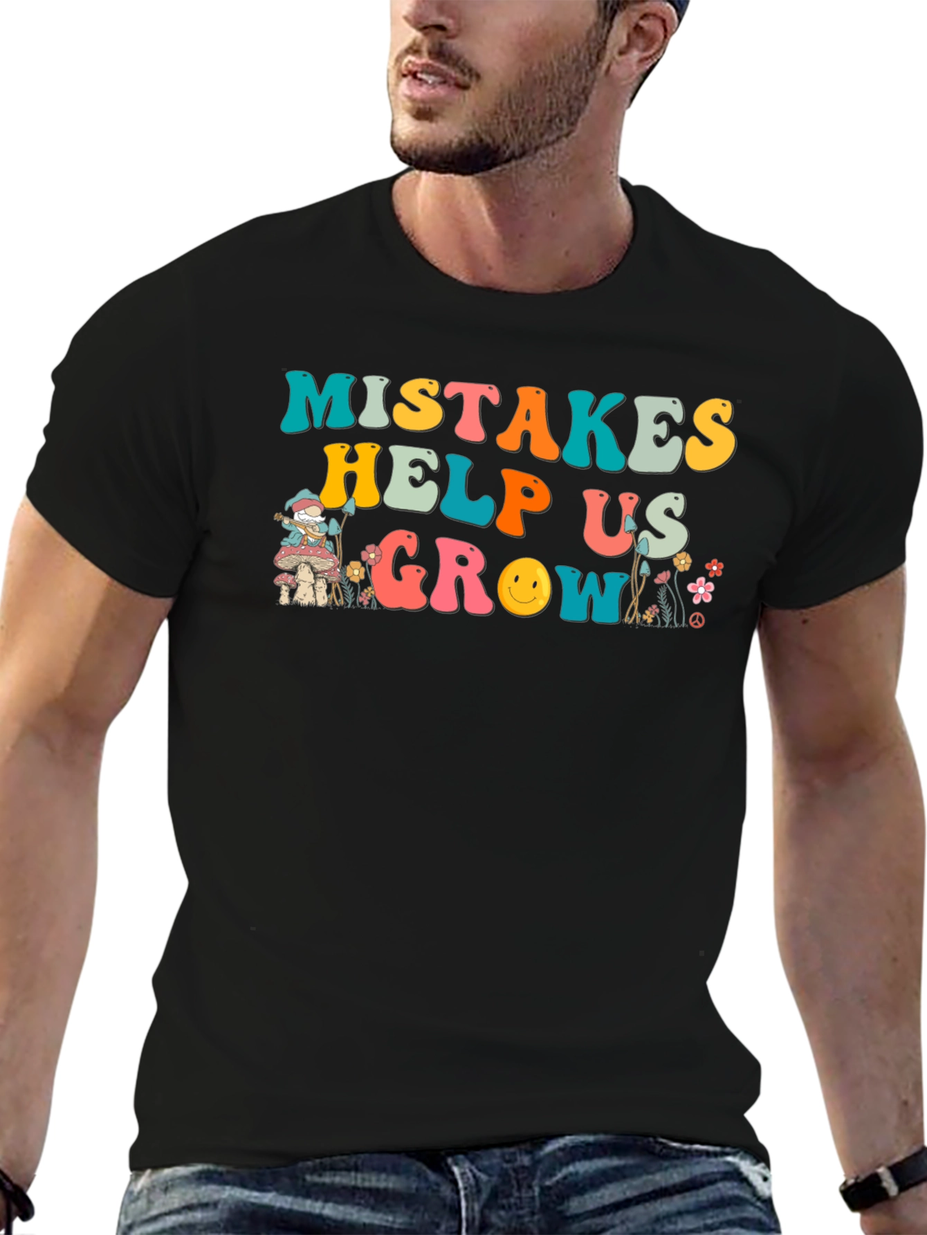 Mistakes Help Us Grow Graphic T-Shirt