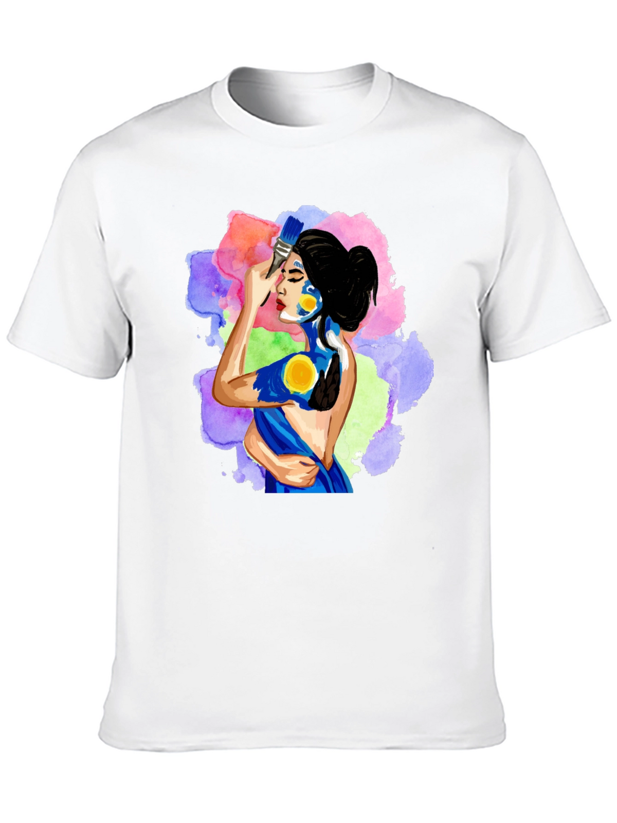 Artistic Woman Painting T-Shirt