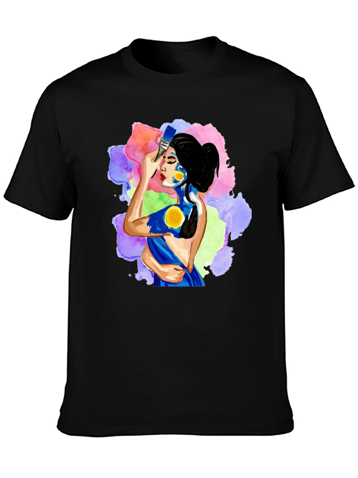 Artistic Woman Painting T-Shirt