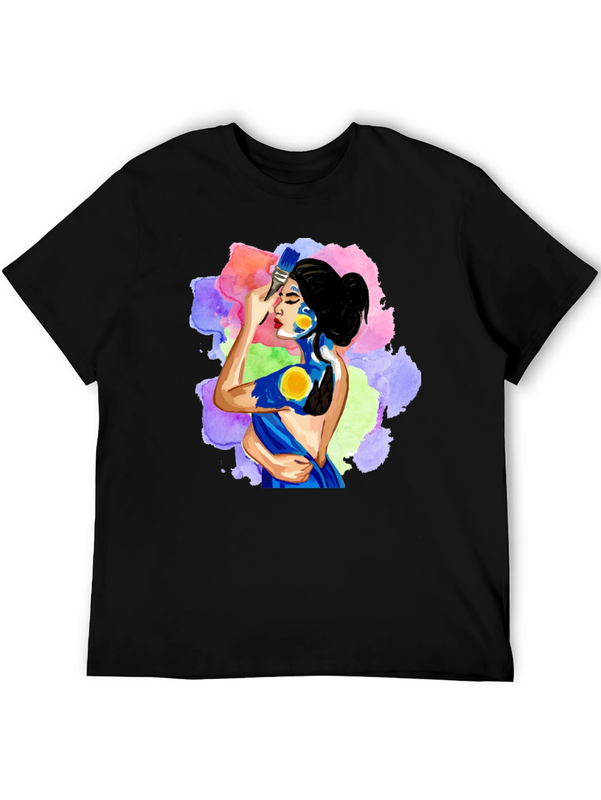 Artistic Woman Painting T-Shirt