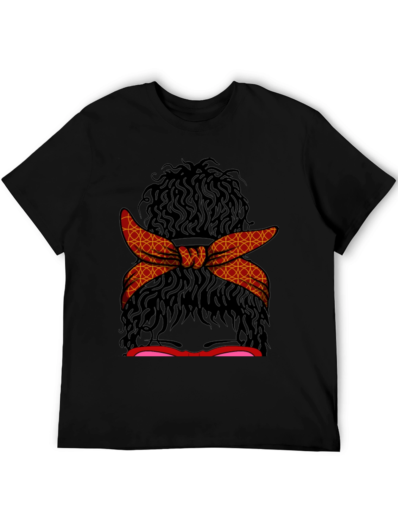 Messy Bun Hair T-Shirt