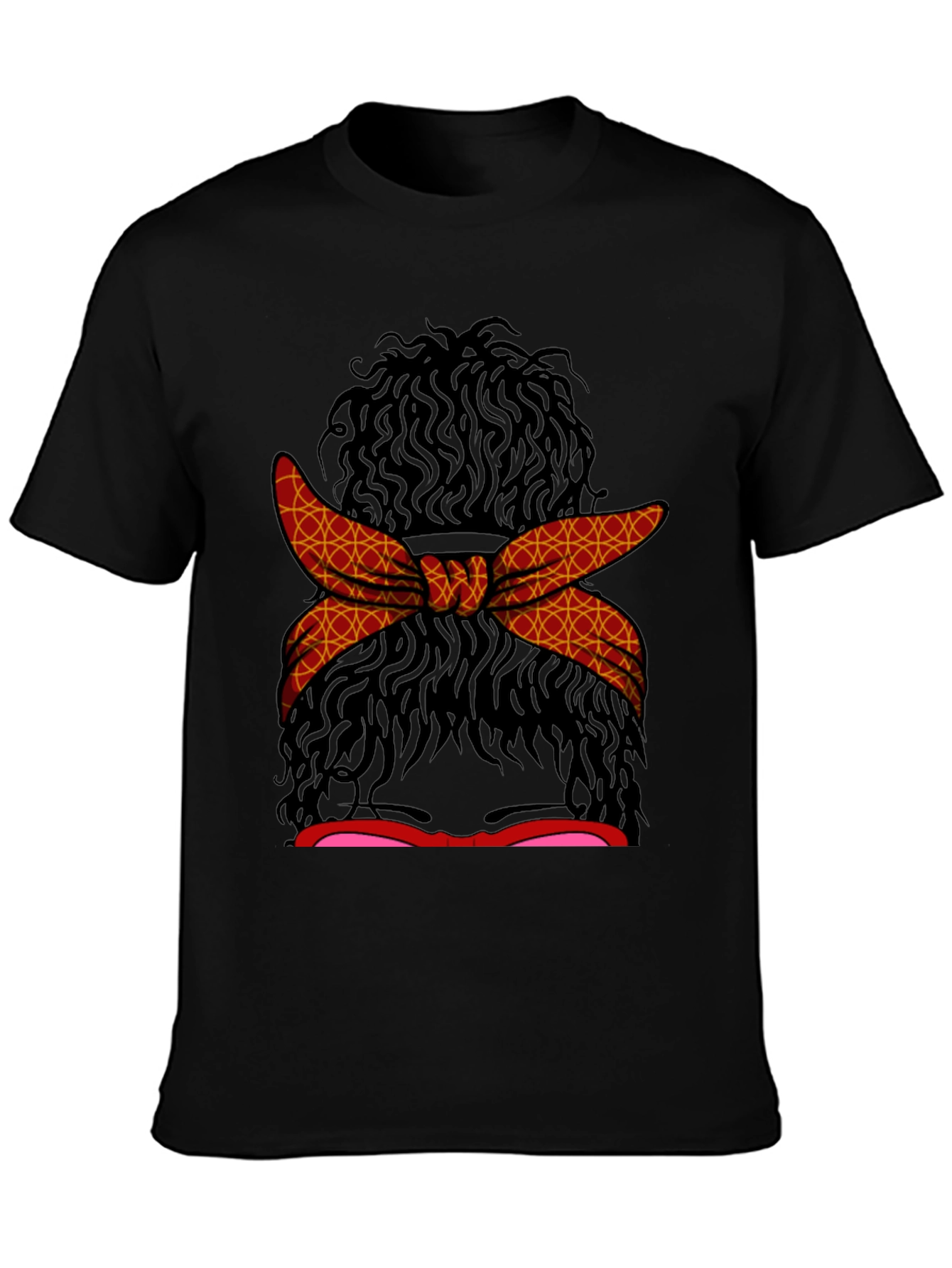 Messy Bun Hair T-Shirt