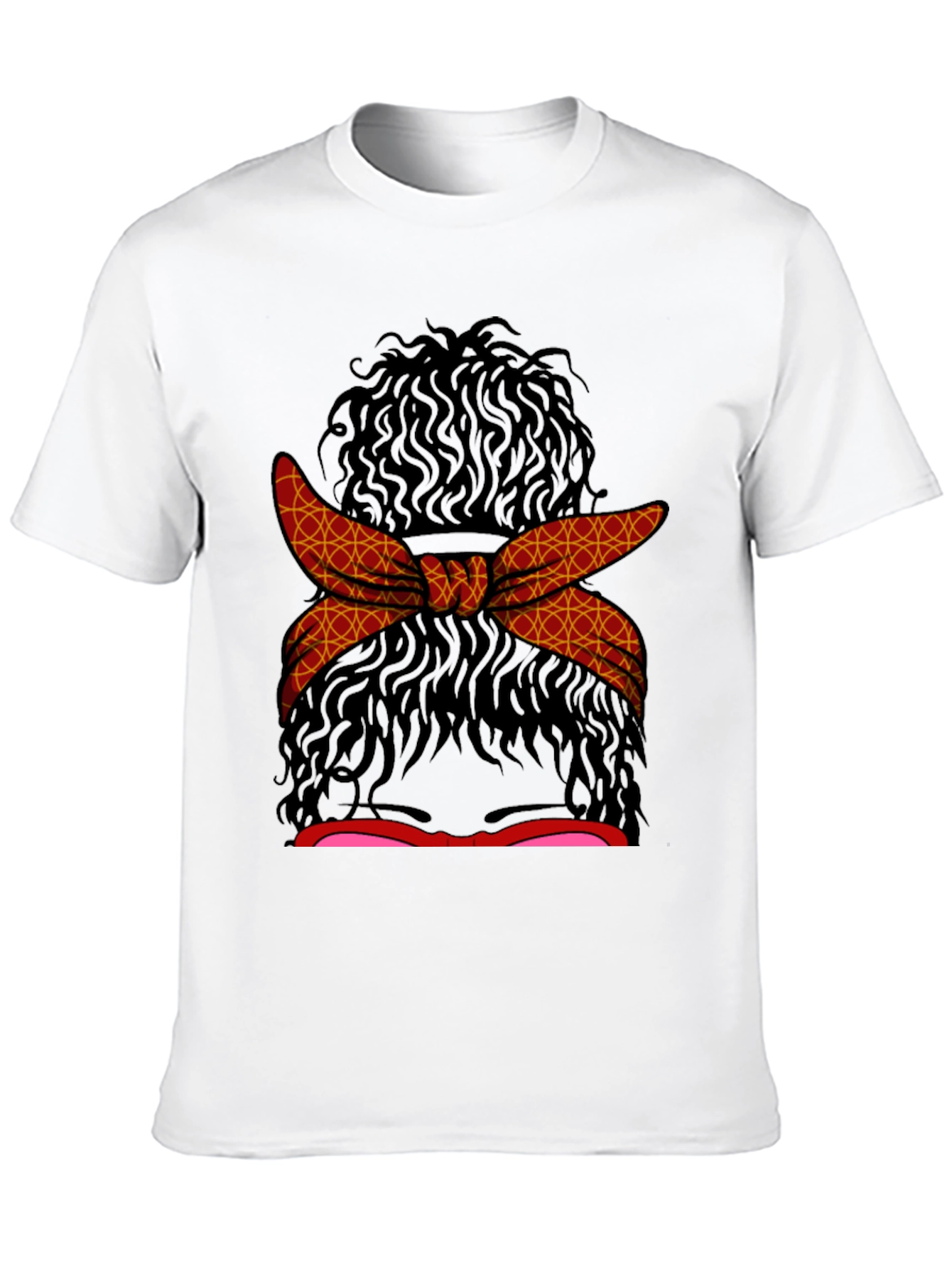 Messy Bun Hair T-Shirt